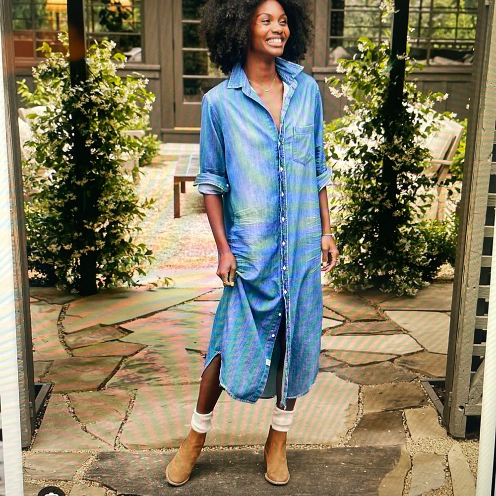 FRANK & EILEEN Rory Famous Denim Shirtdress
